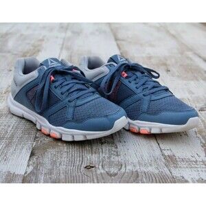 REEBOK Yourflex Trainette 10 MT Women's Size 7.5 Blue Pink Running Sneaker Shoes